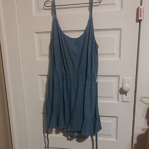 City Chic Blue Jumpsuit